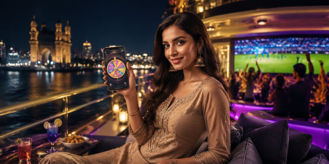 Indian woman playing Aviator game on mobile device